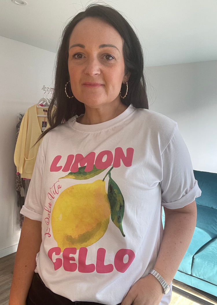 LOUISA | white limoncello t-shirt