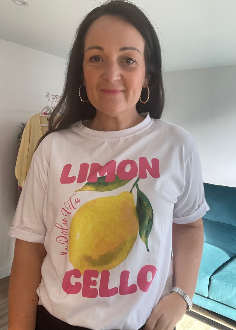 LOUISA | white limoncello t-shirt