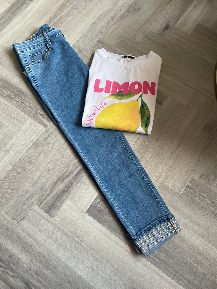 LOUISA | white limoncello t-shirt