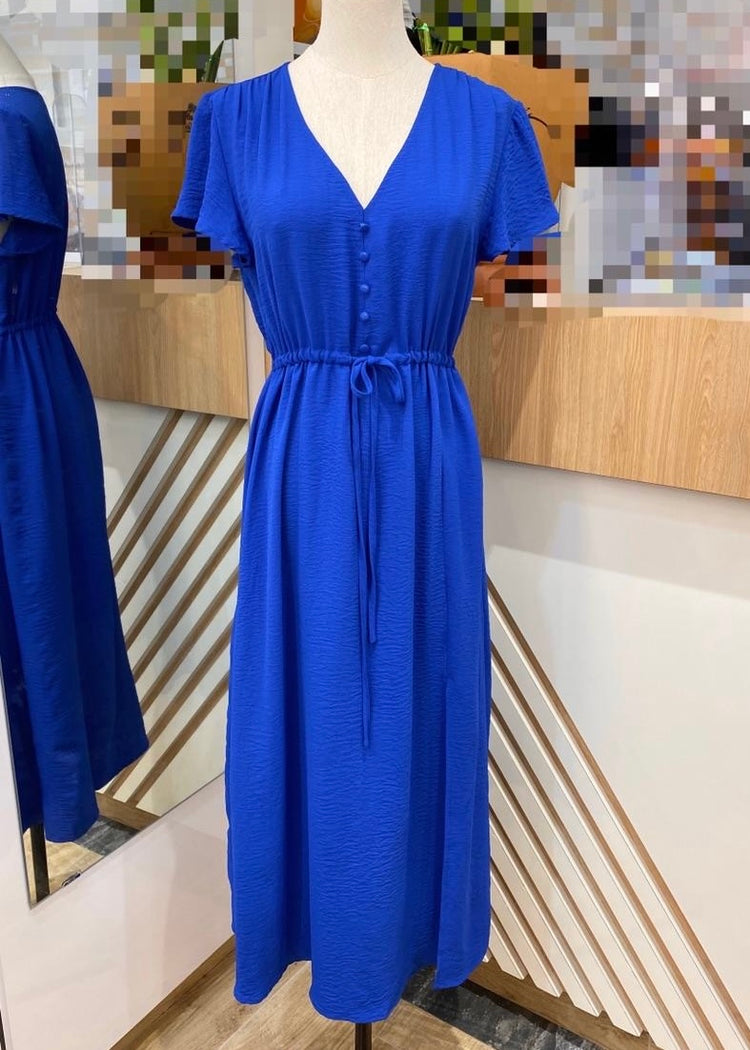 ELIZA |  royal blue midi dress