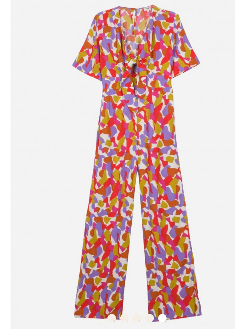 MARGOT | multi-colour print jumpsuit