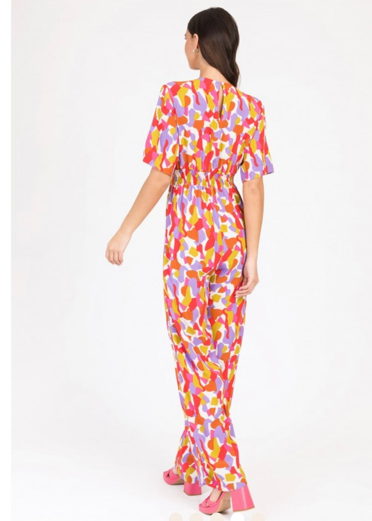 MARGOT | multi-colour print jumpsuit