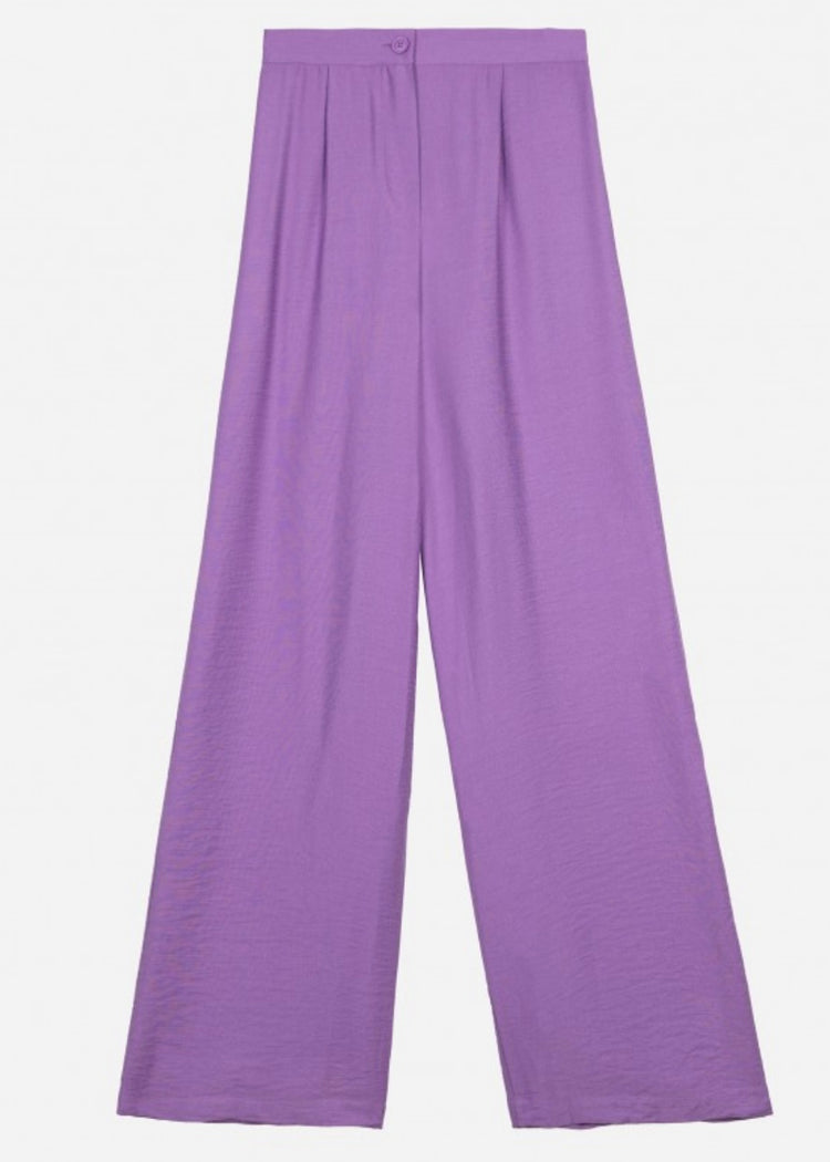GABRIELLA | lilac wide leg trousers