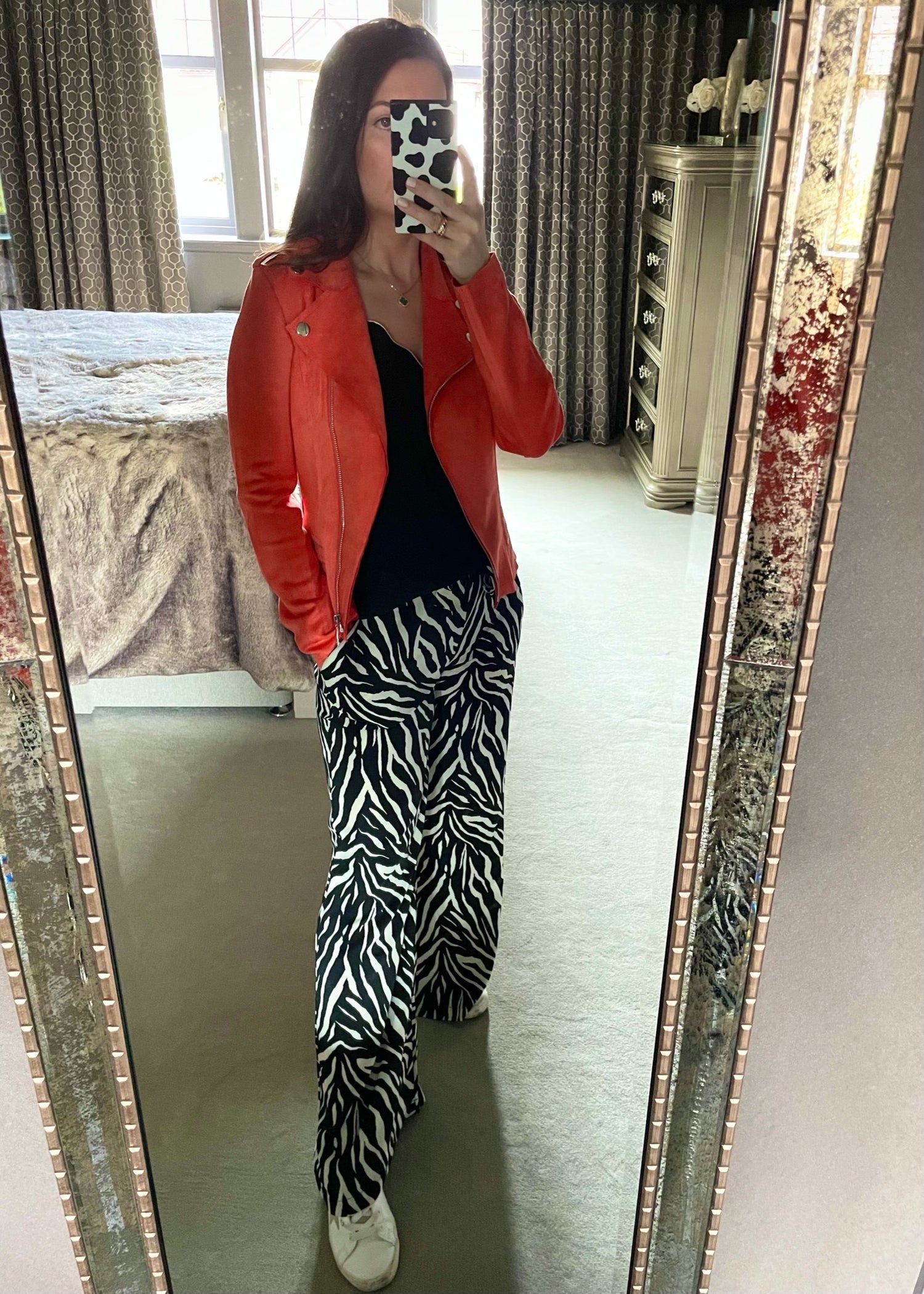Zara zebra print pants Outlet